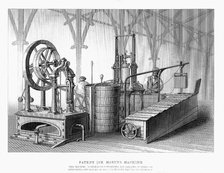 Siebe and Harrison's patent ice-making machine, 1862. Artist: Unknown