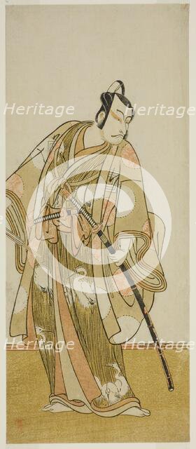 The Actor Ichikawa Danjuro V in an Unidentified Role, Japan, c. 1773. Creator: Shunsho.