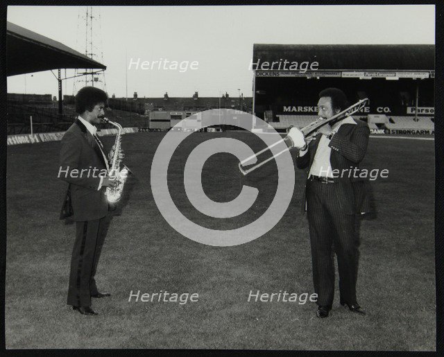 Charles McPherson and John Gordon at the Newport Jazz Festival, Ayresome Park, Middlesbrough, 1978. Artist: Denis Williams