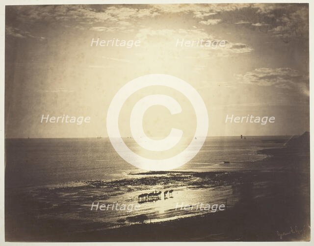 The Haloed Sun, 1856. Creator: Gustave Le Gray.