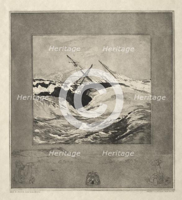 Vom Tode I, (Opus II, 1889) No. 3. Creator: Max Klinger (German, 1857-1920).