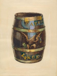 Keg, c. 1935. Creator: Charles Caseau.