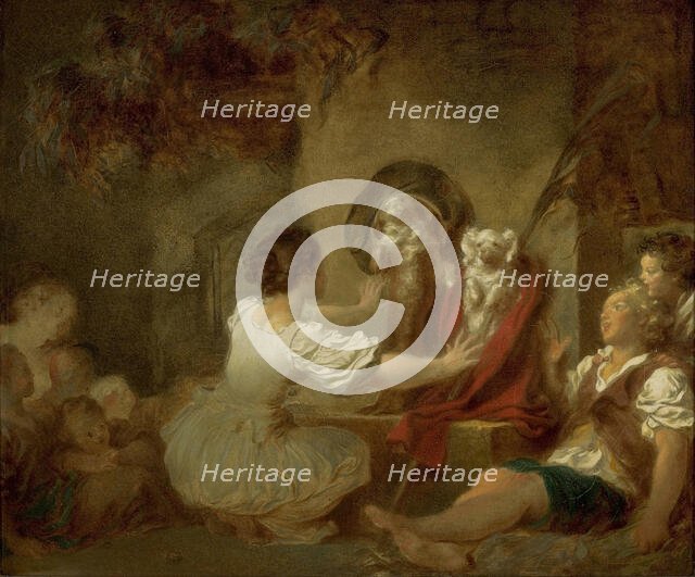 Education is Everything (L'Éducation fait tout) , 1775-1780. Creator: Fragonard, Jean Honoré (1732-1806).