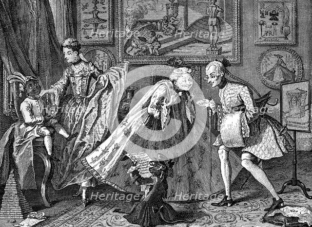 'Taste in High Life', 1746.Artist: William Hogarth