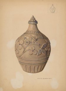 Wine jug, probably 1938. Creator: Fritz Boehmer.
