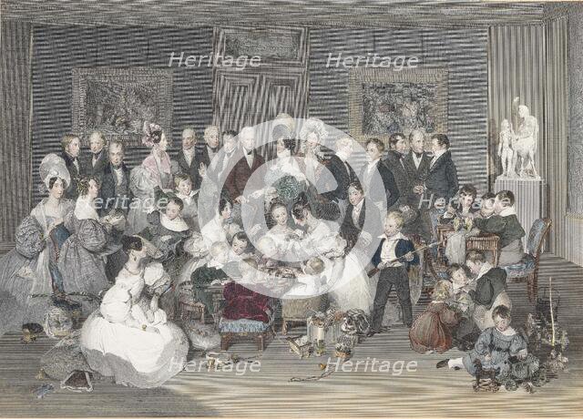 The Austrian imperial family in 1834, 1834. Creator: Fendi, Peter (1796-1842).