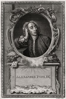 'Alexander Pope', 1774. Artist: J Collyer