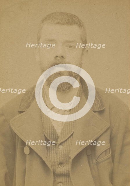 309. Ochart. Alphonse. 37 ans, né le 24/1/56 à Asbruch (Nord). Fabricant de chaussures. An..., 1894. Creator: Alphonse Bertillon.