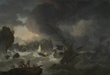 The Shipwreck, 1775. Creator: Hendrik Kobell.