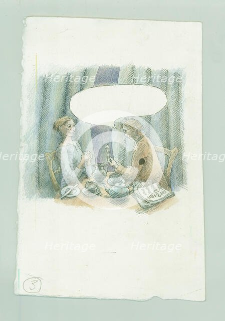 German naval bombardment of Scarborough, North Yorkshire, 1914 (2014). Creator: Judith Dobie.