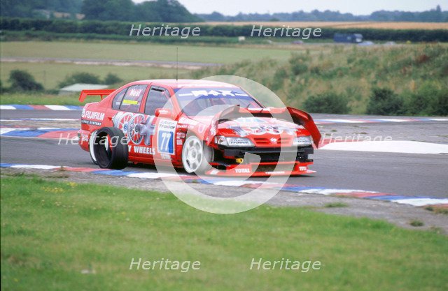 1998 Thruxton. British touring cars.Nissan Primera. M Neal. Artist: Unknown.