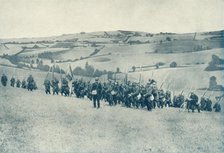 'Forward with the Tricolour: French Infantry advance to Meet the Enemy', 1916. Creator: Unknown.