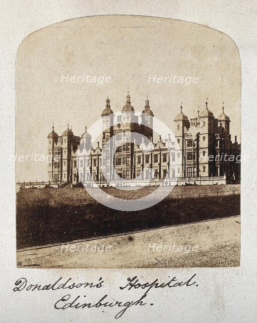Donaldson's hospital, Edinburgh, c1840s. Creator: Unknown.