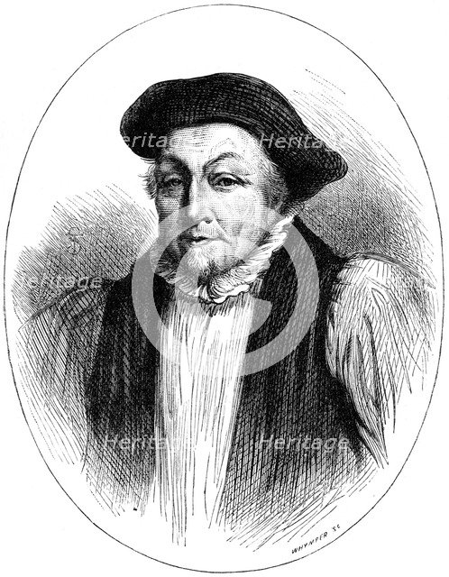 William Laud, 17th century Archbishop of Canterbury, c1880.Artist: Whymper