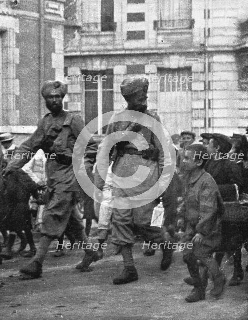 'L'Afrique et l'orient dans les brumes du nord', 1914. Creator: Unknown.