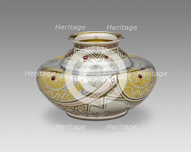 Pueblo Vase, 1893. Creator: Tiffany & Co.