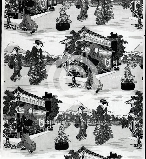 Panel (Furnishing Fabric), England or United States, 20th century. Creator: Unknown.