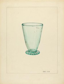 Toddy Glass, 1935/1942. Creator: Janet Riza.