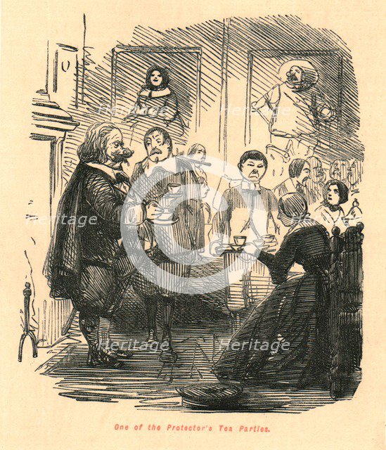 'One of the Protector's Tea Parties', 1897. Creator: John Leech.