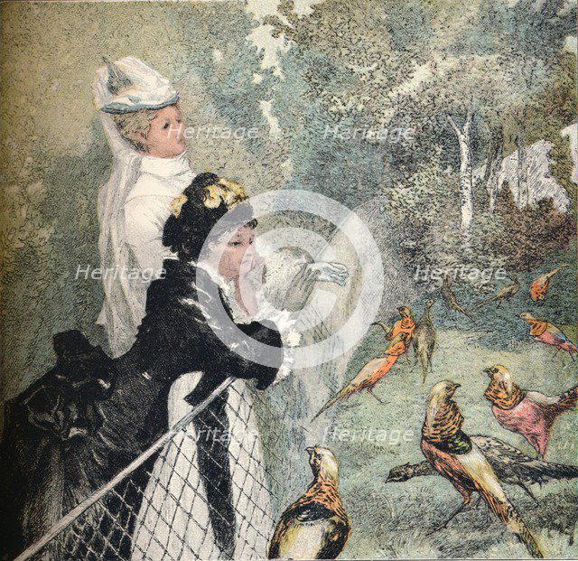 'Le Jardin D'Acclimatation', c1895. Artist: Felix Bracquemond.