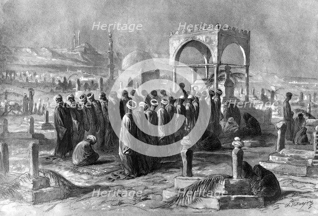 'Muslims', Egypt, 1872. Artist: Alfred-Henri Darjou