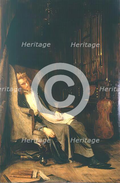 A Musician's Reverie, c1880s. Creator: John Pettie.