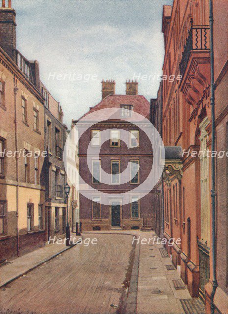 'Judge Jeffrey's House, Delahay Street, Westminster', London, c1880 (1926).  Artist: John Crowther.