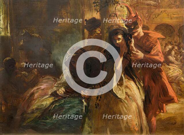 Bal Masque, c1840-1867. Creator: John Phillip.