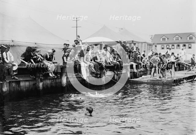 Coney Isl'd Swimming Carnival, between c1910 and c1915. Creator: Bain News Service.