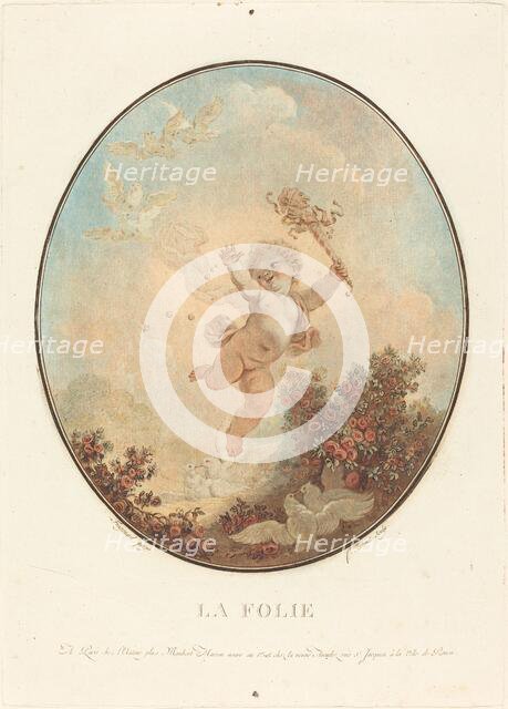 La folie, 1777. Creator: Jean Francois Janinet.