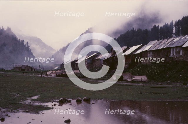 Mist and rain, Kashmir, India, 1988. Creator: Amanda Waite.