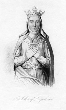 Isabella of Angouleme, (c1187-1246). Artist: Unknown