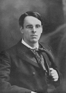 William Butler Yeats, Irish poet and playwright, c1900s. Artist: Unknown