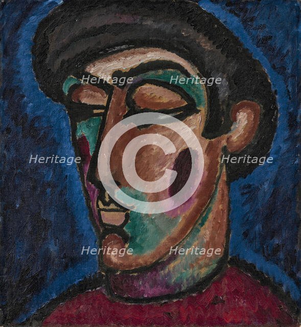 Renaissance head, 1913. Creator: Javlensky, Alexei, von (1864-1941).