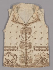Waistcoat, France, 1790-92. Creator: Unknown.