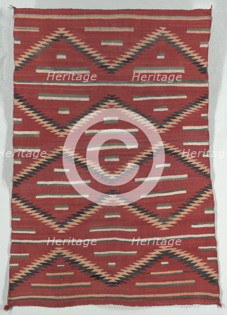 Eyedazzler Style Rug, c. 1890-1900. Creator: Unknown.