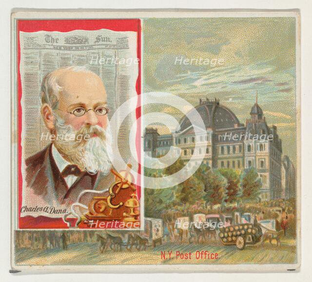 Charles A. Dana, The New York Sun, from the American Editors series (N35) for Allen & Gint..., 1887. Creator: Allen & Ginter.