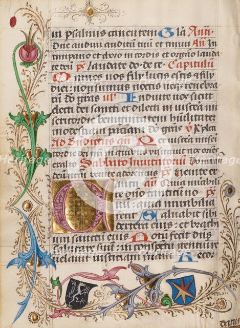 Decorated Initial C; Diurnal, about 1485. Creator: Unknown.