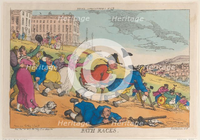 Bath Races, November 20, 1810., November 20, 1810. Creator: Thomas Rowlandson.