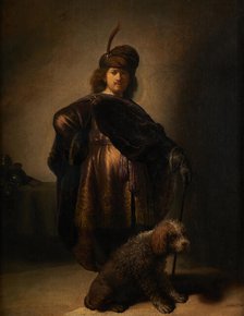 Portrait of the artist in oriental costume, c1631. Creator: Rembrandt Harmensz van Rijn.