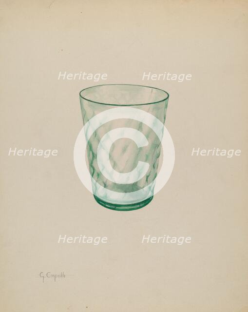 Tumbler, c. 1937. Creator: Giacinto Capelli.