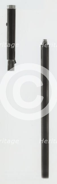 Breech-Loading Rim-Fire Rifle in Form of a Walking Stick, New York, 1858. Creator: Unknown.