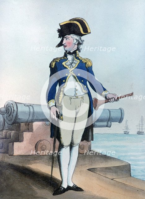 'Lieutenant of the Guard', 1799. Artist: Thomas Rowlandson