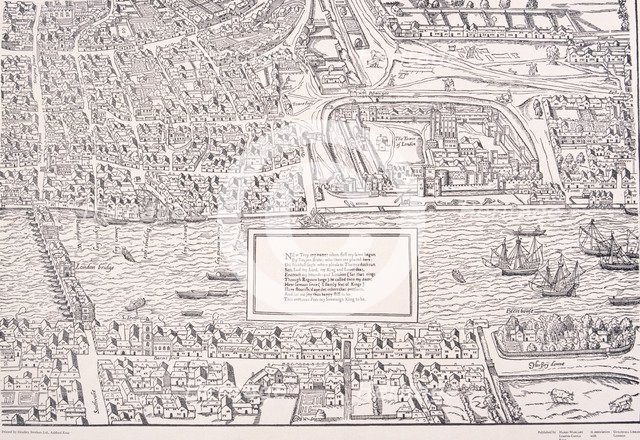 'Agas' Map of London, c1561. Artist: Anon