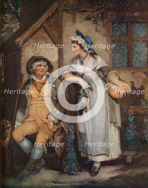 Going to Market, 18th century, (1924). Artist: William Nutter