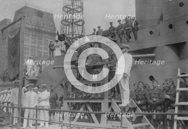Colonel Guthrie on U.S.S. Recruit, July 1917. Creator: Bain News Service.