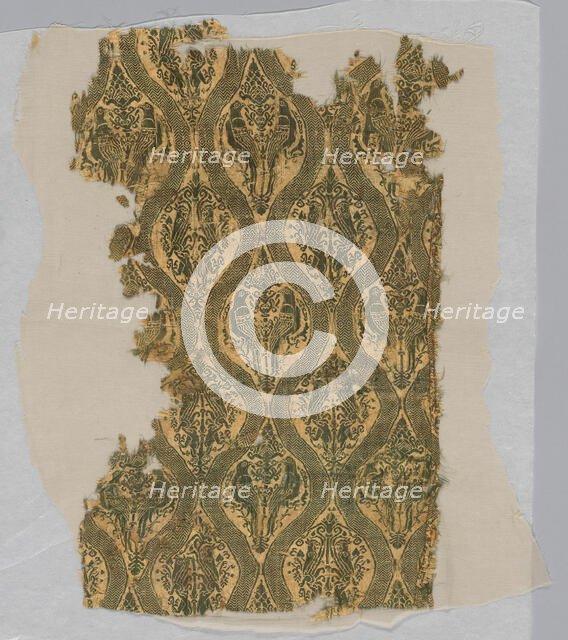 Fragment, Egypt, Ayyubid Dynasty (1171-1250), 1200/50. Creator: Unknown.