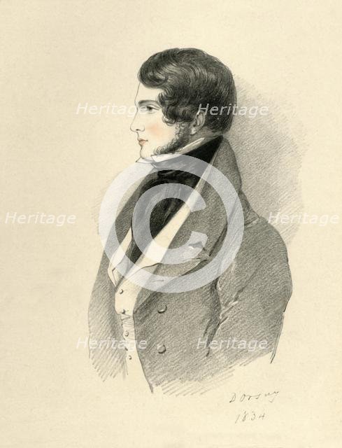 'William Little Gilmour Esquire', 1834. Creator: Alfred d'Orsay.