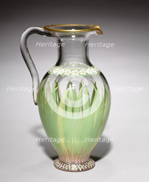 Jug, 1847. Creator: Richard Redgrave (British, 1804-1888); J. F. Christy, Stangate Glass Works (British).