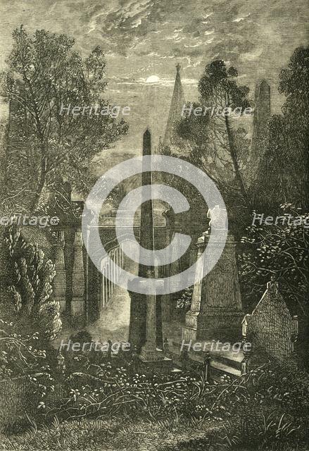'View in Highgate Cemetery', c1876. Creator: Unknown.